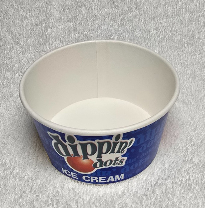 50 Pack 6 Oz Paper Ice Cream Dessert Cups Dippin Dots