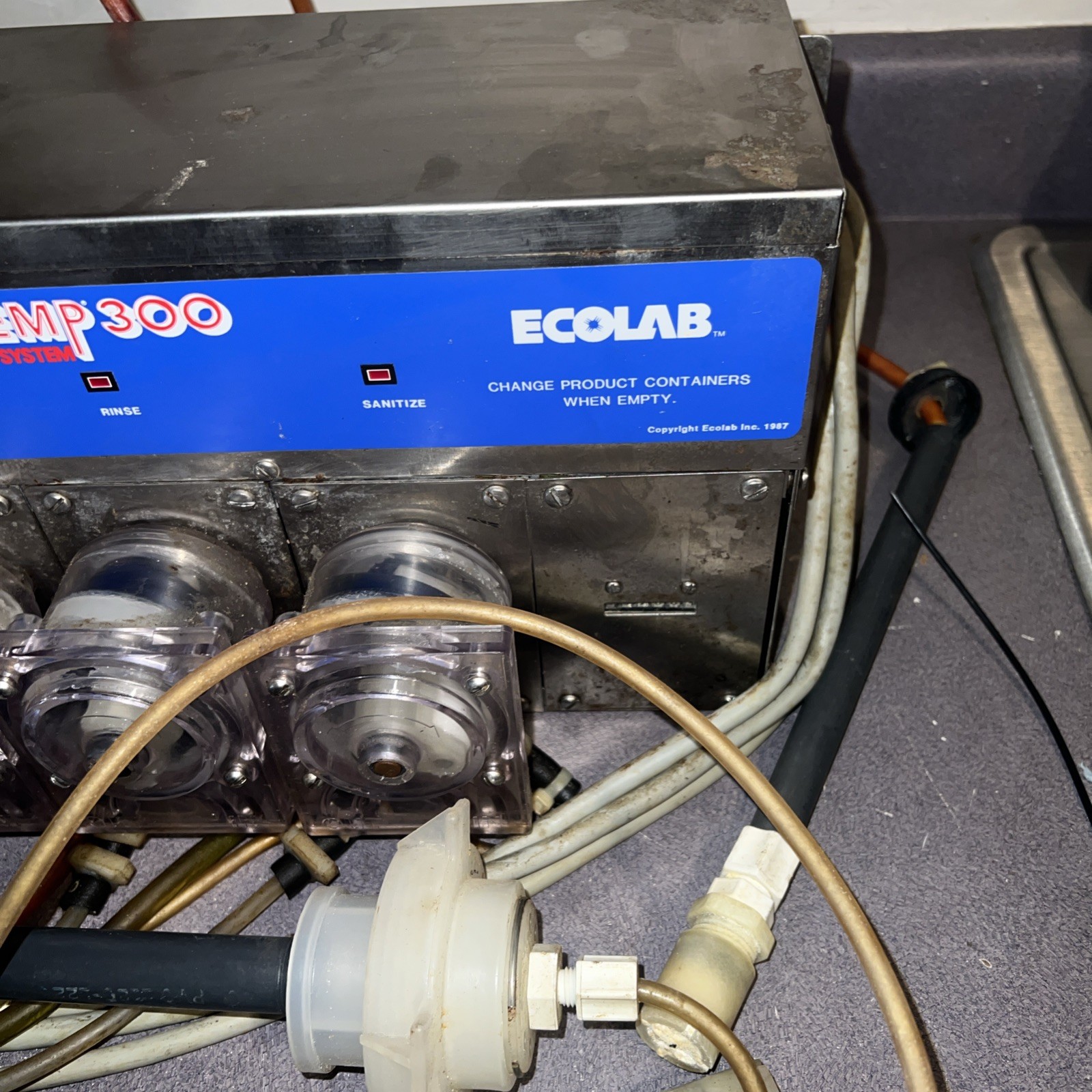 Ecolab eco-temp 300 Automatic Dishwasher Station SELLING AS IS UNKNOWN CONDITION