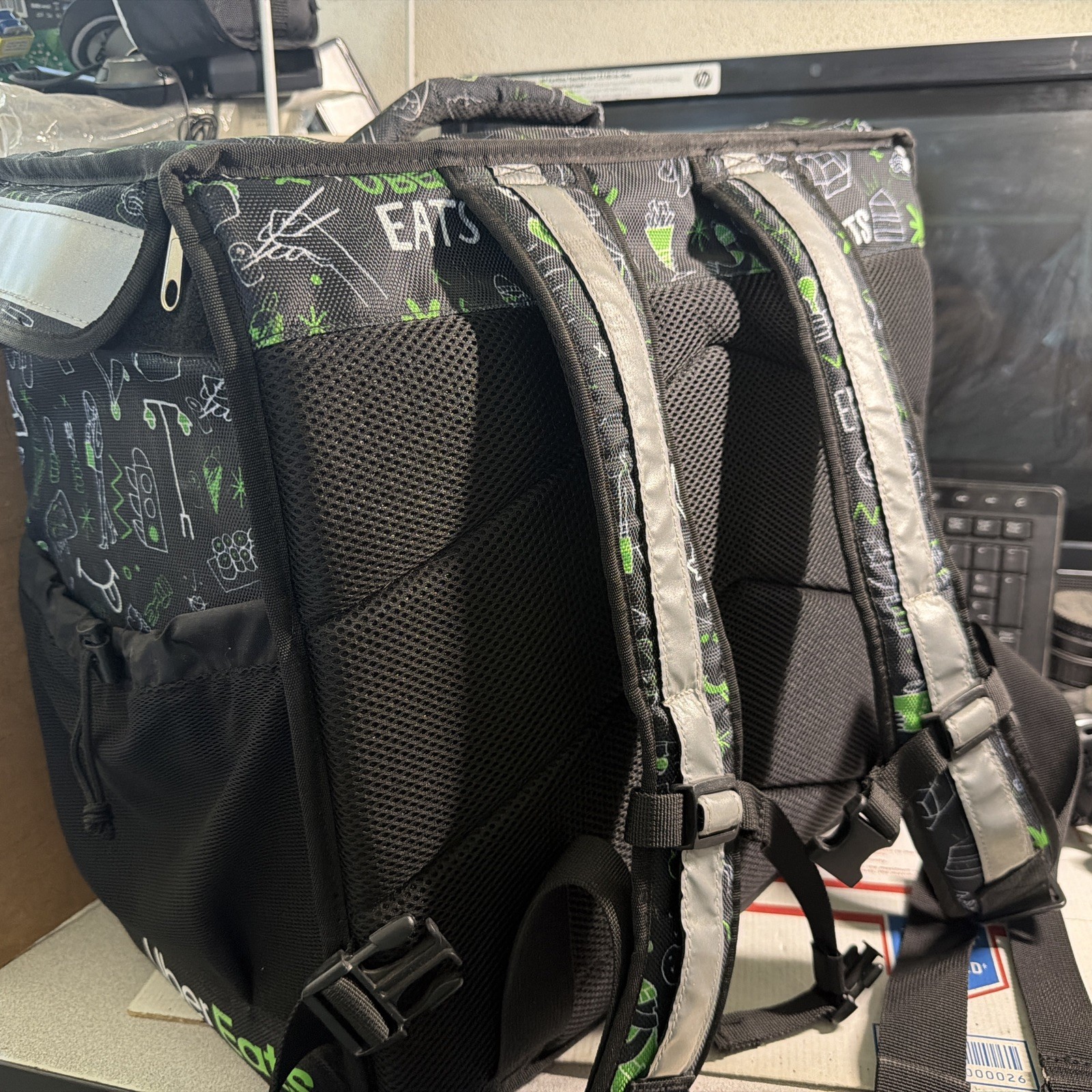 UberEats Limited Edition Artist Series Delivery Bag BackPack W/ Door Dash Bag