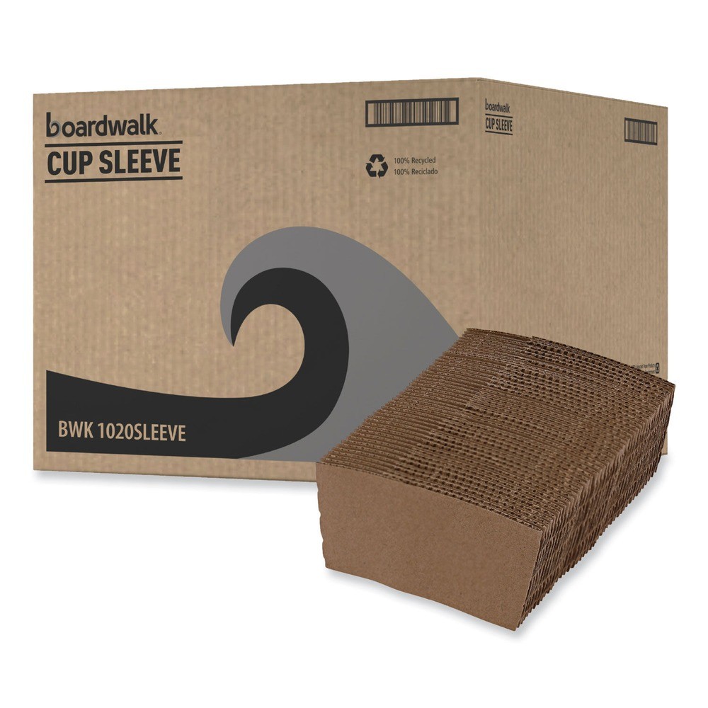 Boardwalk 1020SLEEVE 10 – 20 oz. Hot Cup Sleeves (1200/Carton) New