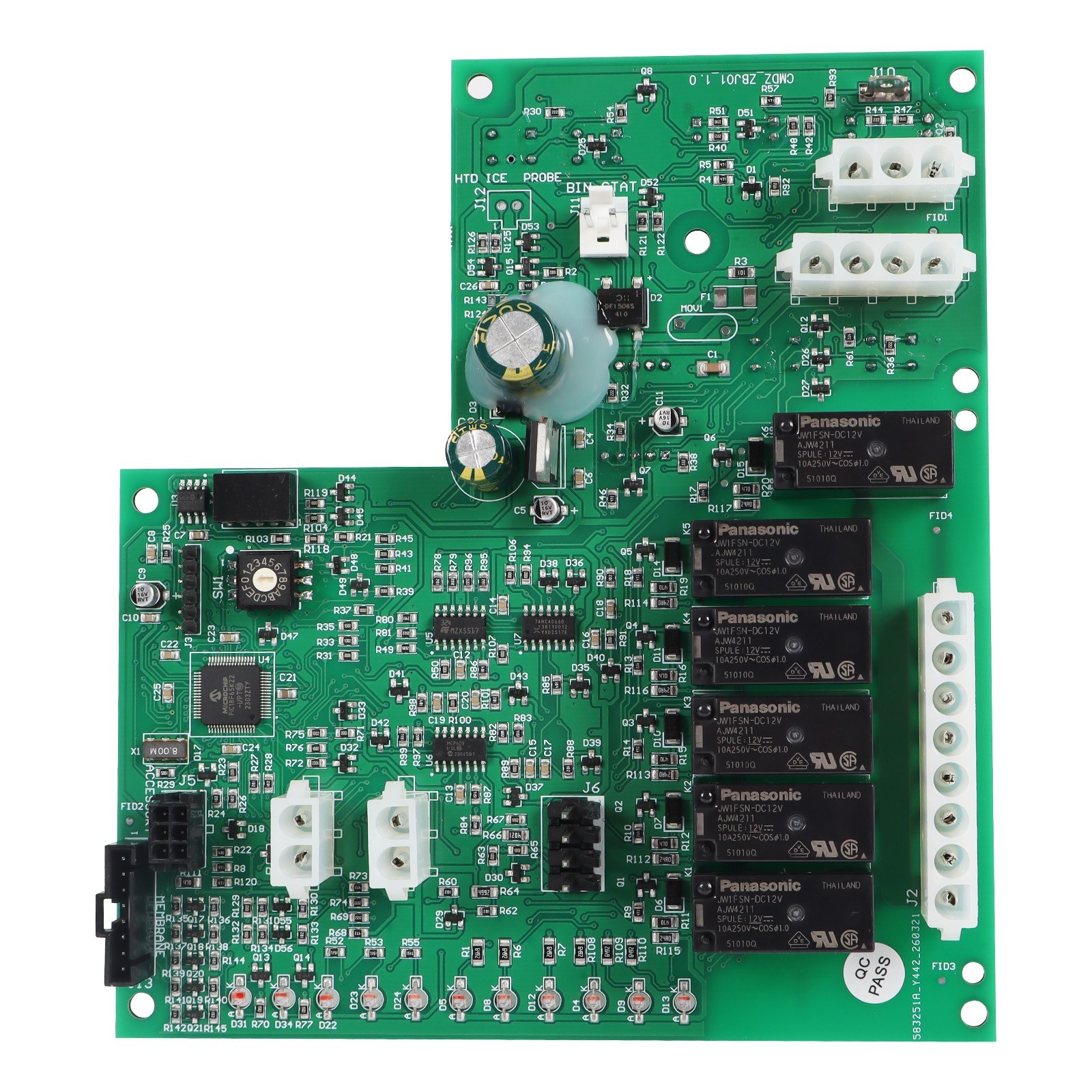 11-0621-21 Control Board Assembly Cuber For Scotsman-Ice 11-0621-21, 11-0550-28