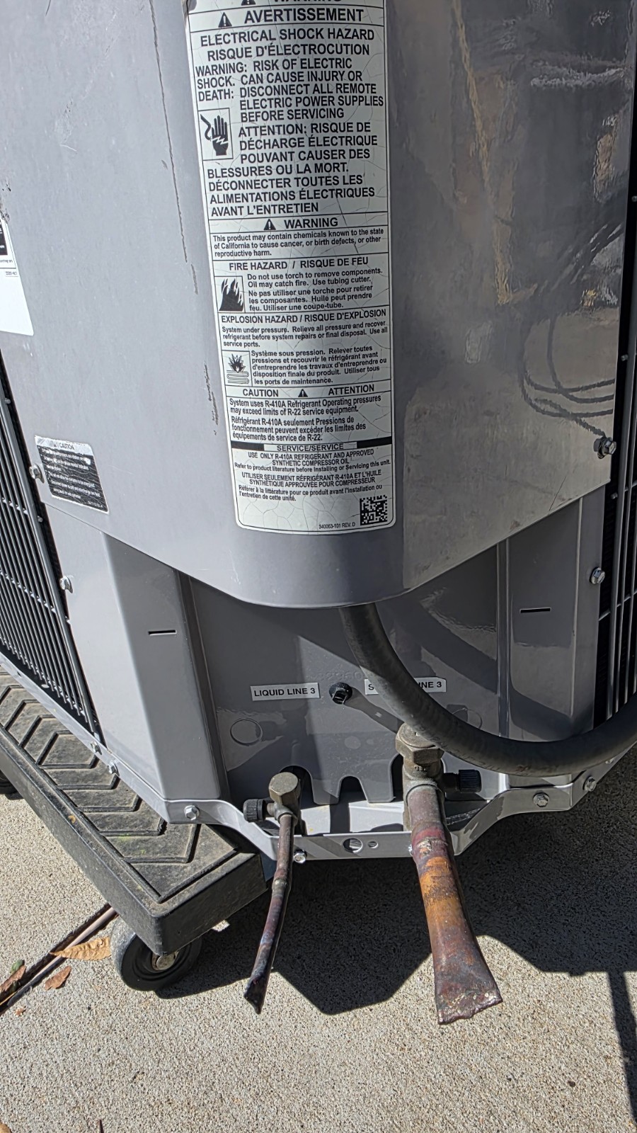 Captive Aire Make Up Air Unit Modular W-A/C Condenser No Evap, Good Condition