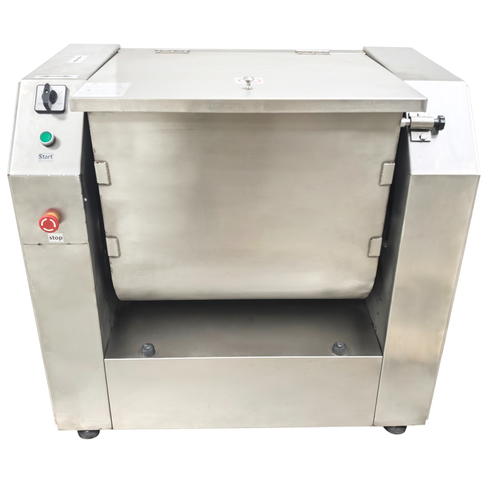 PreAsion 110LB Commercial Dough Mixer 220V Electric Dough Mixing Machine 3-phase