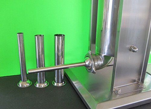 Hakka 5 Sizes Stuffing Tubes for Sausage Stuffer Stainless Steel Filling Funnels