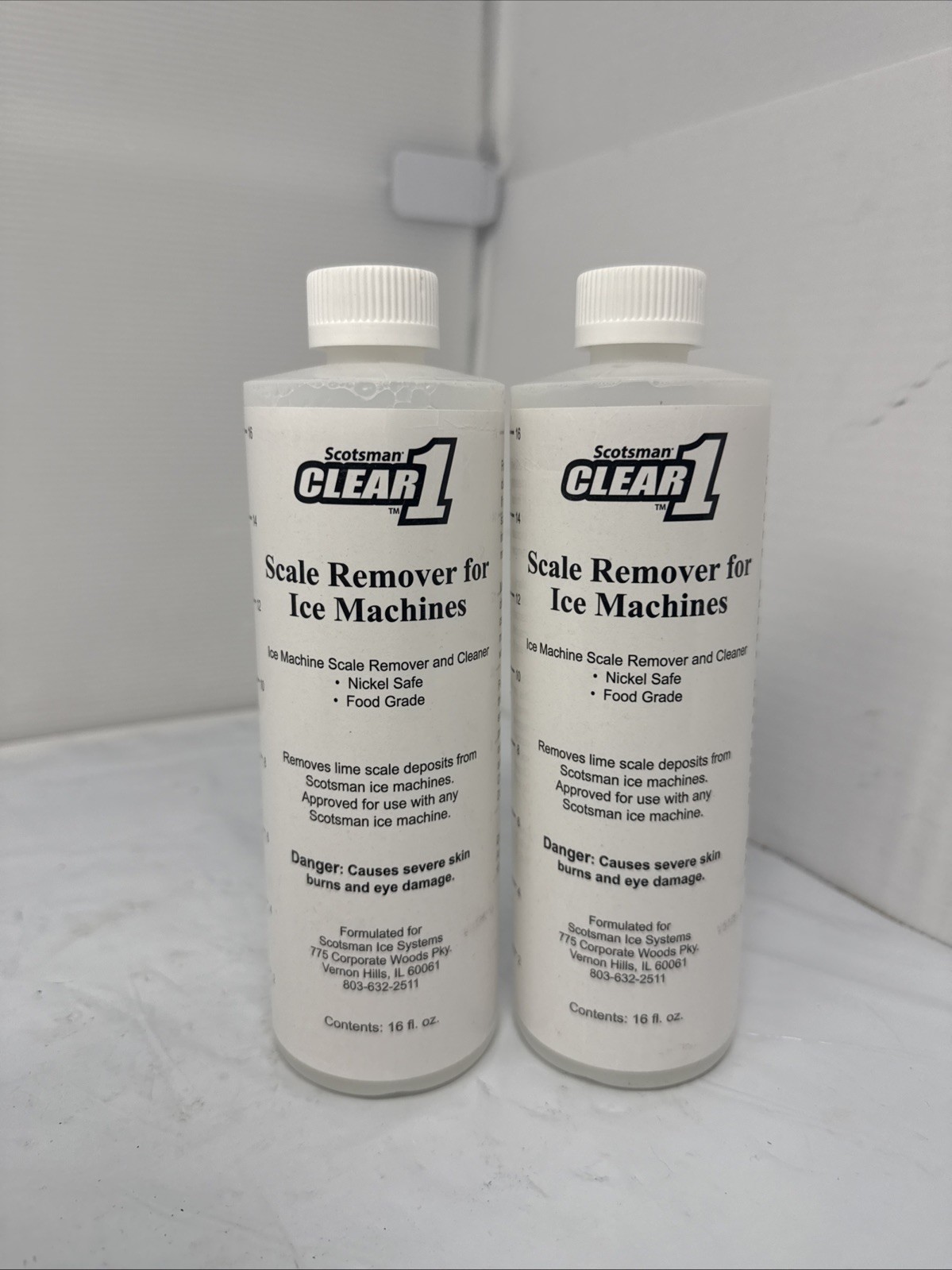 2 Pack – Scotsman Clear 1 Scale Remover For Ice Machines 16 fl oz