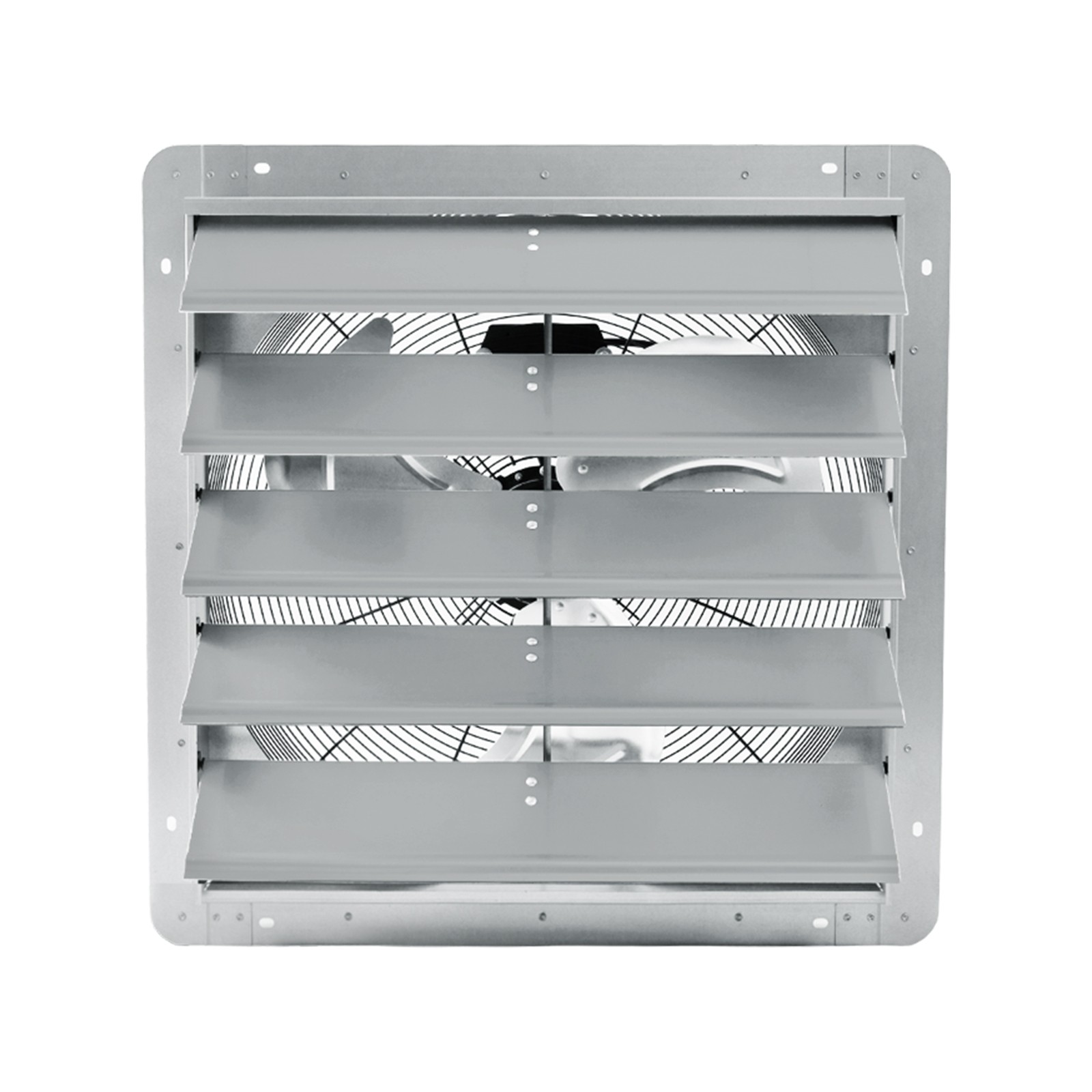 24″ Wall Mount Exhaust Fan Aluminum Shutter 3500 CFM High Airflow Low Noise NEW