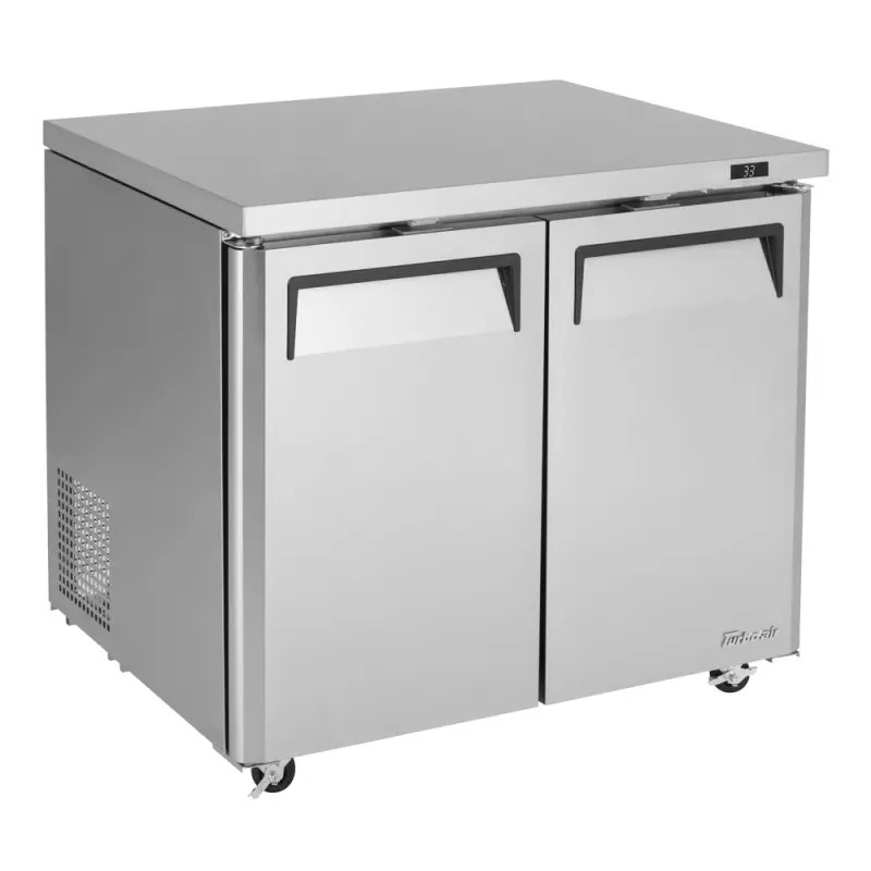 Turbo Air MUR-36L-N6 36.5in 8.36 Cu.Ft Undercounter Refrigerator Low Boy 2 Door