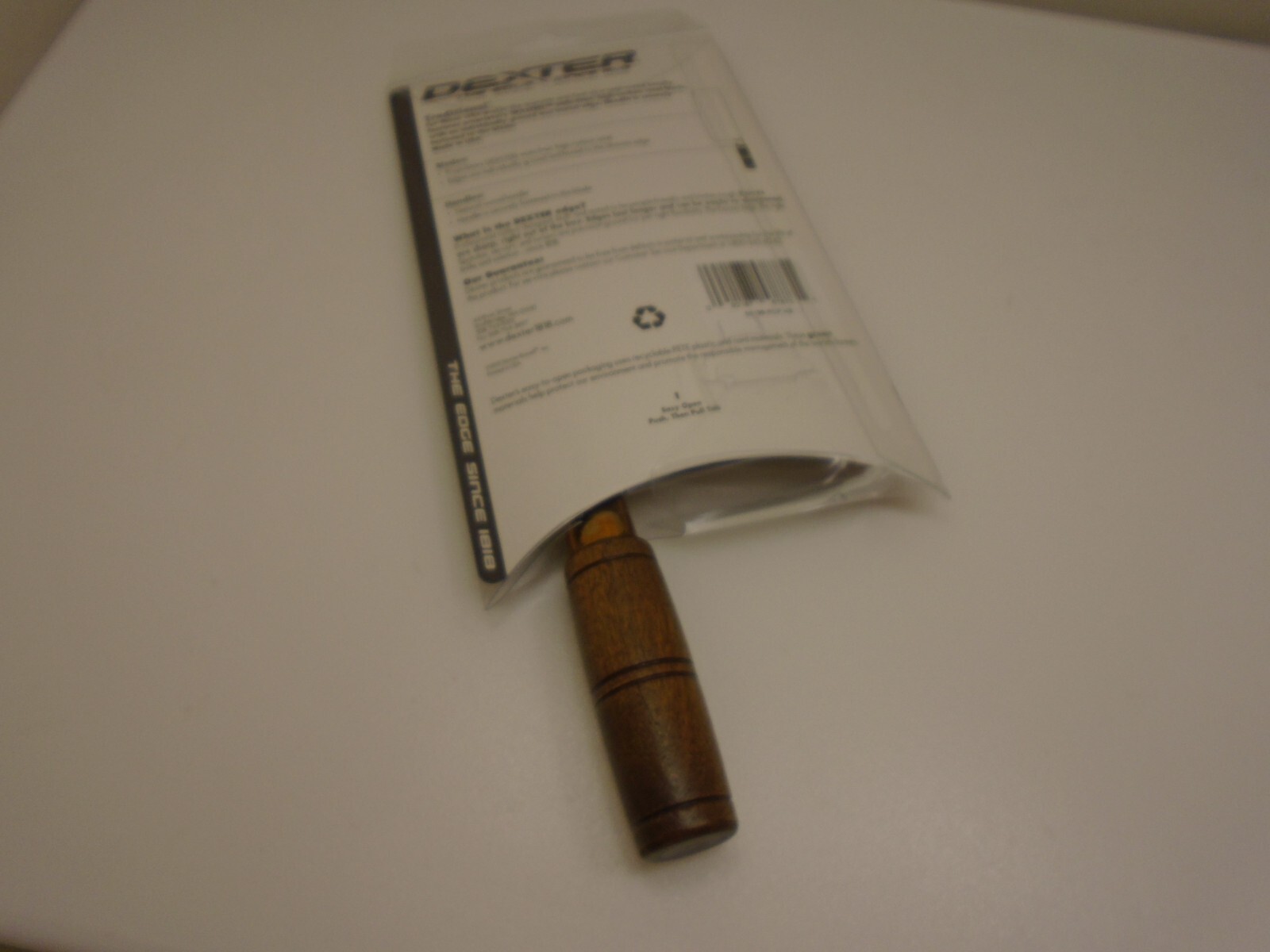 Dexter USA 8X3.25 in Traditional Chinese Chefs Knife Wood Handle S5198 Stainless