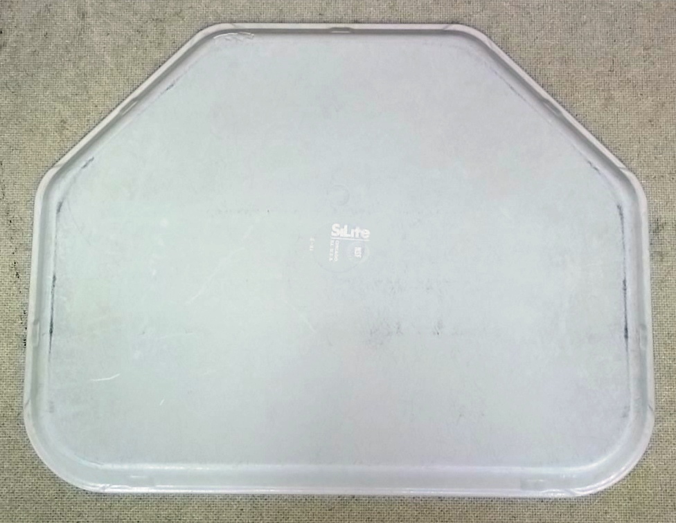 Heavy Duty Cafeteria Trays Fiberglass 18in x 14in Beige Lot of 25