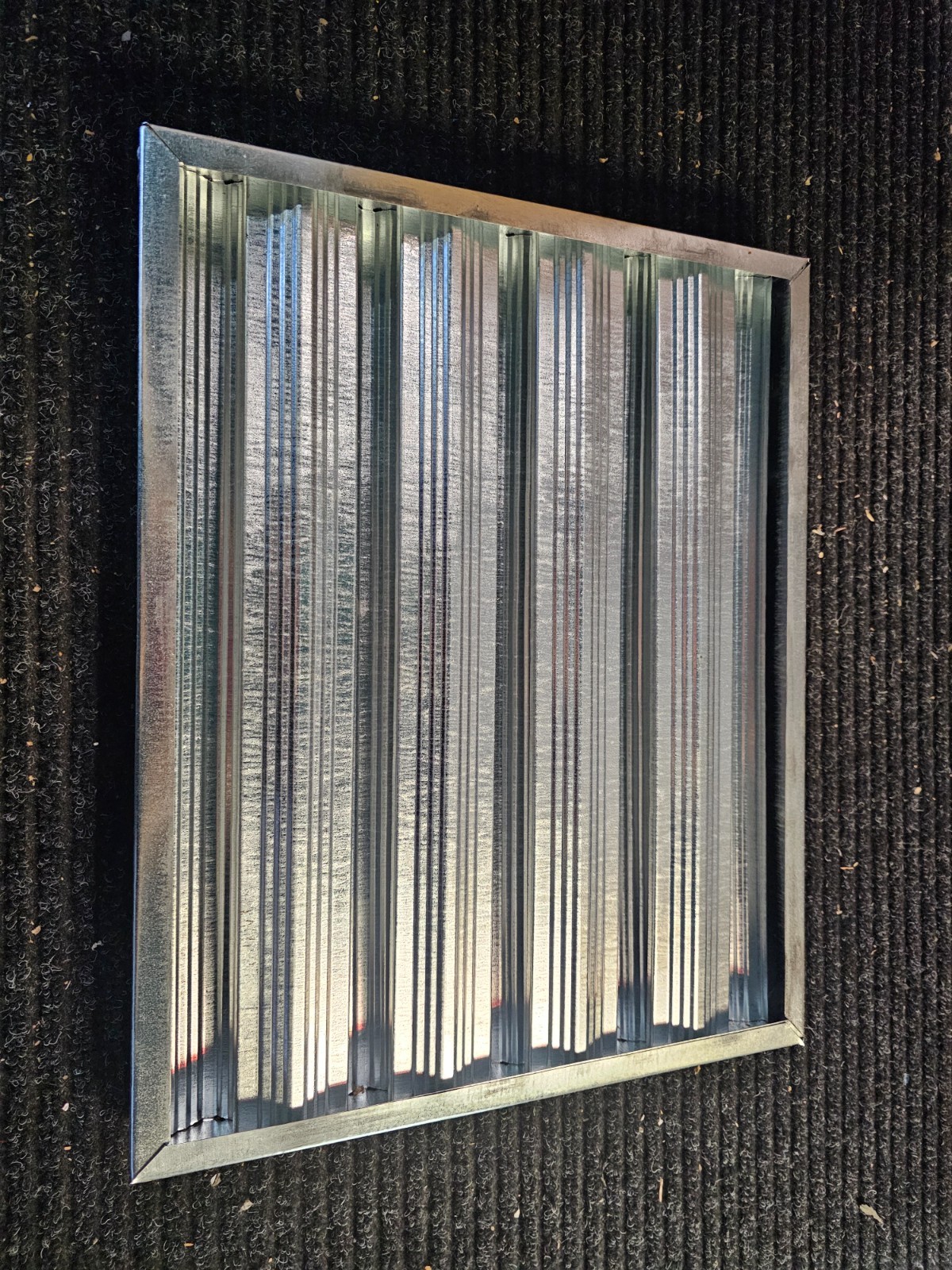 (QTY 6) Trine F35I Baffle Grease Filter, 20in. x 16in. x 2in., Galvanized Steel
