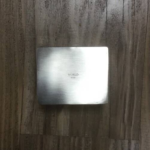Worldcraft Libby Metal Stainless Steel Restaurant Sugar Packet Holder Caddy