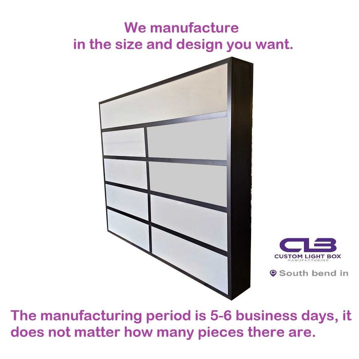 Double-Sided Heavy Duty EXTRUDED ALUMINIUM LED Lightbox Sign |24» to 120»x10»