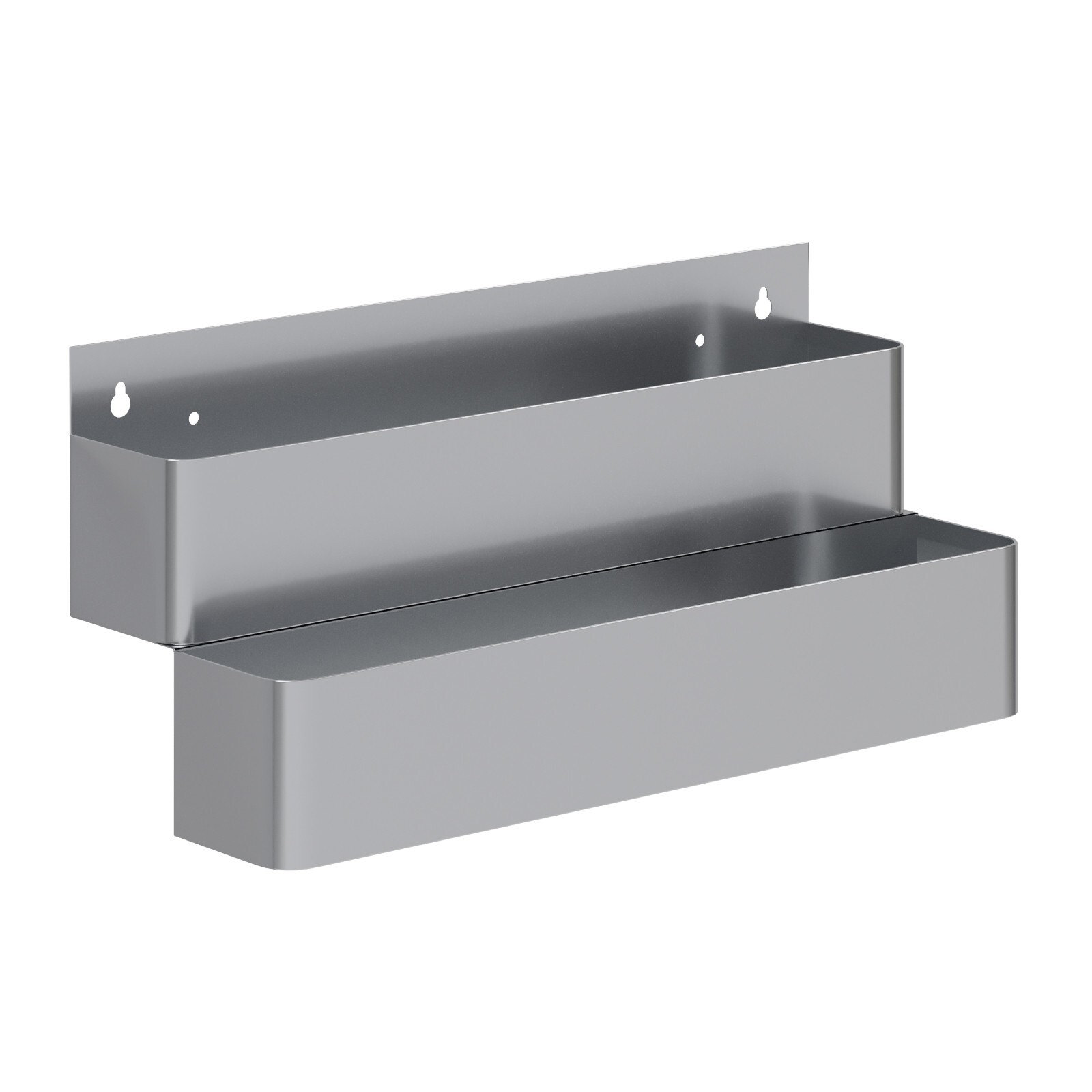 22 in. Double Tier Stainless Steel Speed Rail