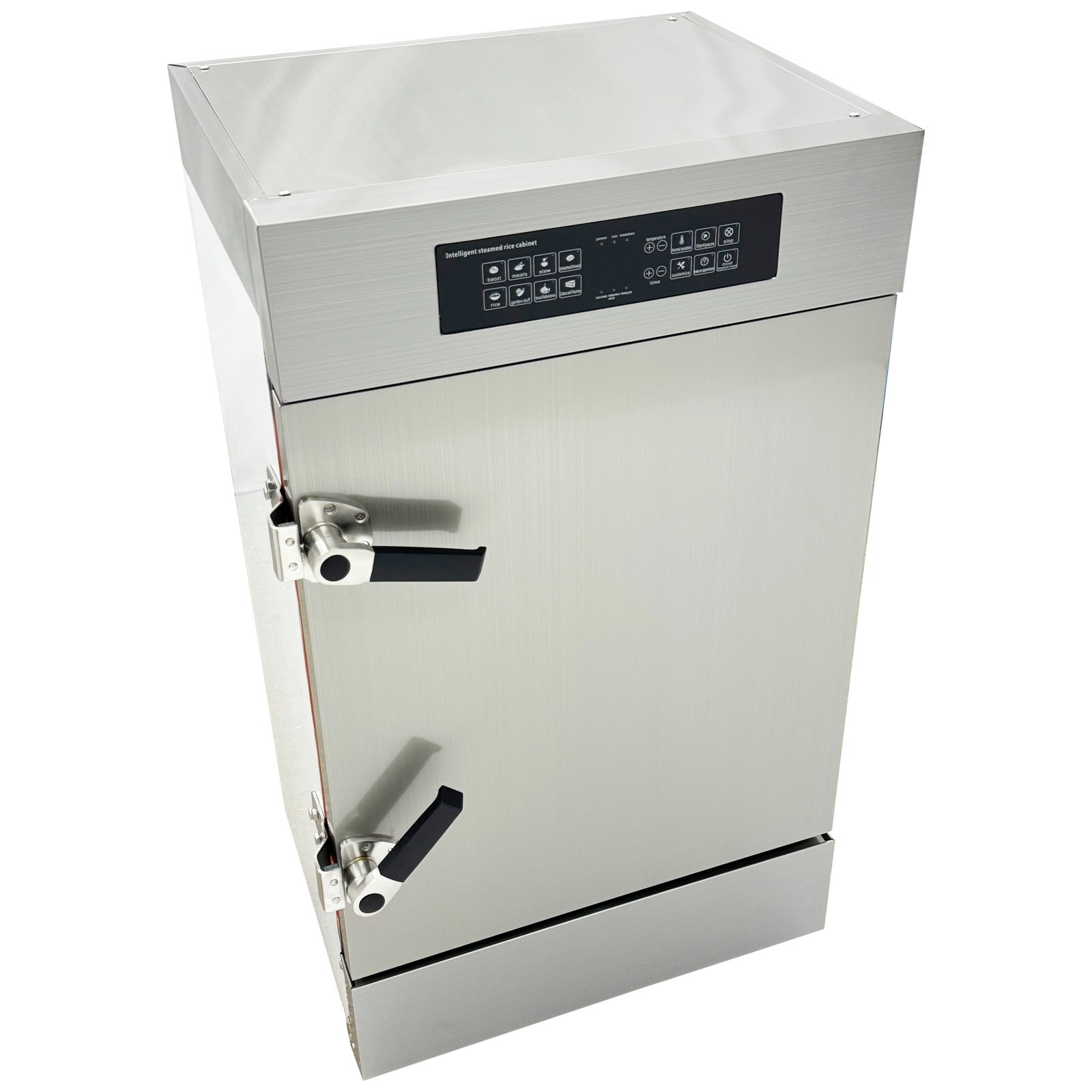 220V 3PH Intelligent Electric Steaming Cabinet 8 Trays Rice Steaming Box 9KW