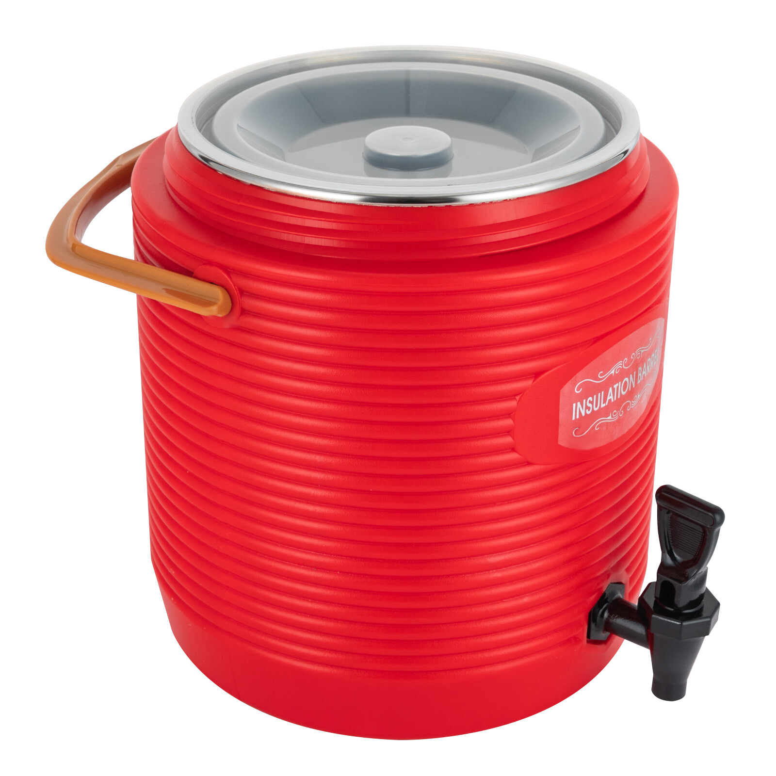 Stainless steel 13L Insulated Barrel Beverage Dispenser Water Milk Tea Coffee US