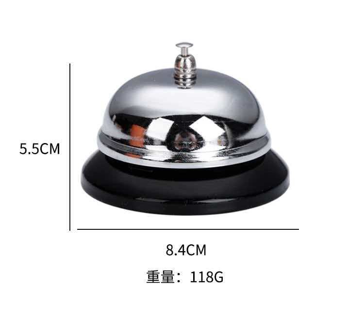 2PCS Restaurant Service Hotel Desk Bell Ring Reception Call Ringer Bar Counter