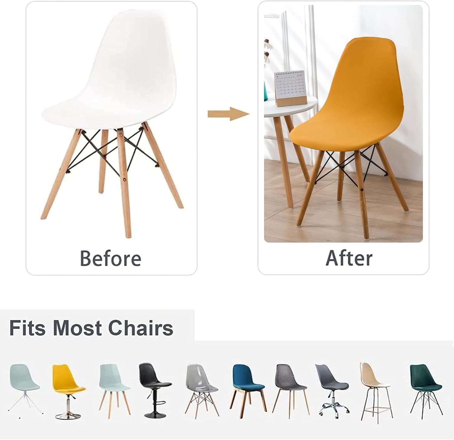 Mid Century Modern Dining Chair Covers Shell Chair Cover Lounge Armless Chair