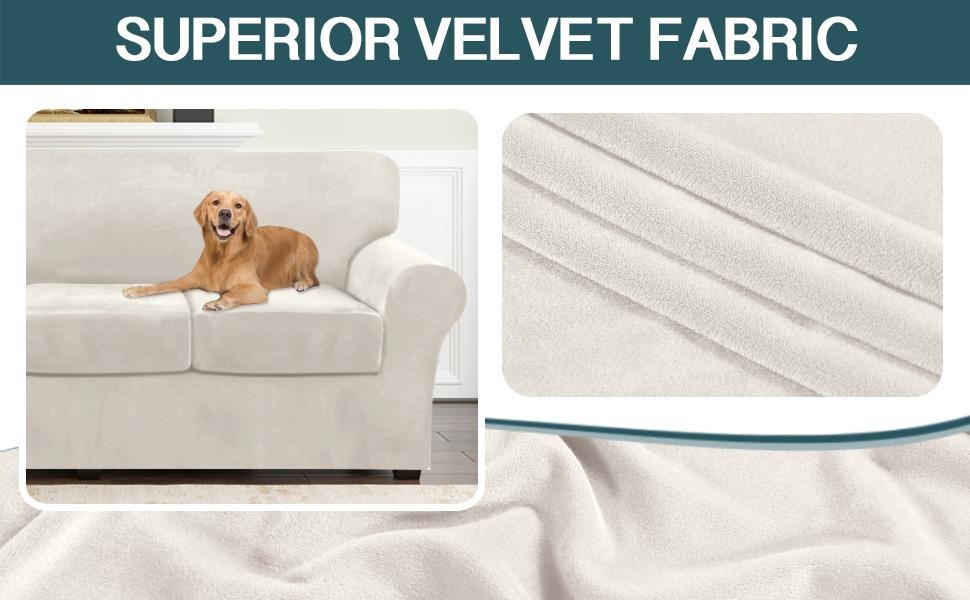2 Piece Chair Sofa Covers 85% Polyester, 15% Spandex for Living Room Slipcovers