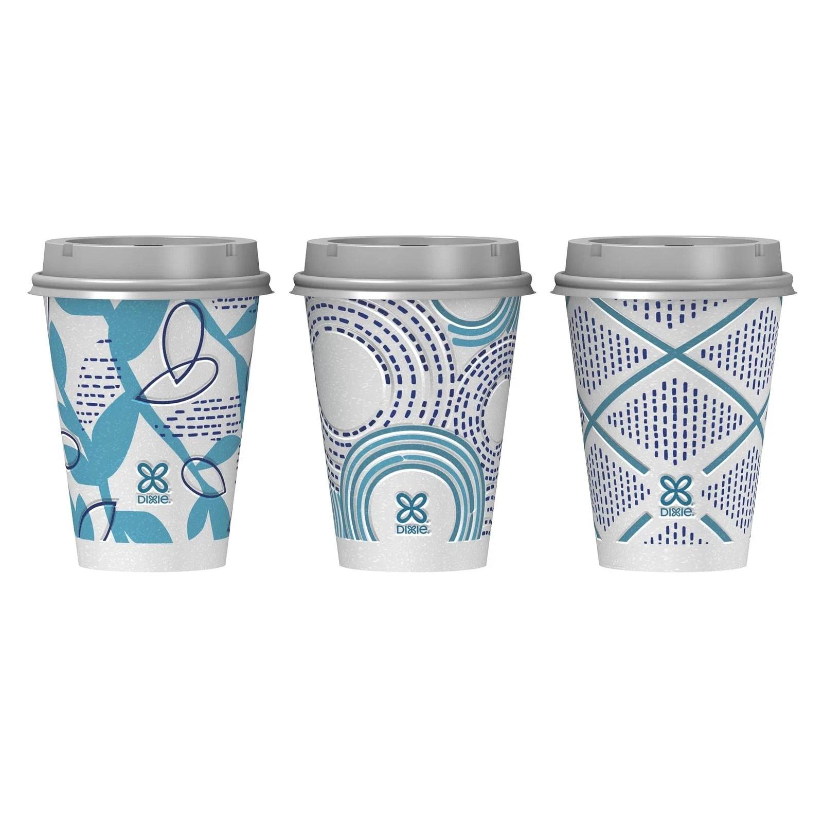 Dixie To Go Paper Coffee Cups With Lids, 12 oz, 156 ct, Disposable Insulated