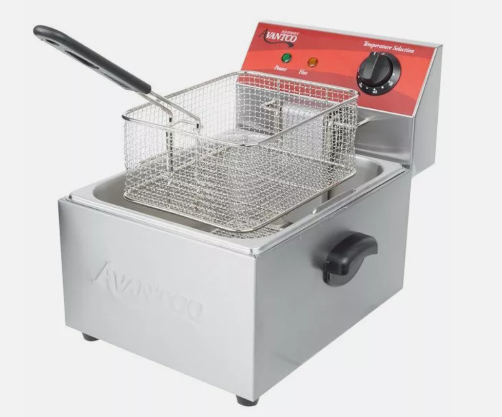 Commercial 10 lb Electric Kitchen Restaurant Countertop Heavy-Duty Deep Fryer