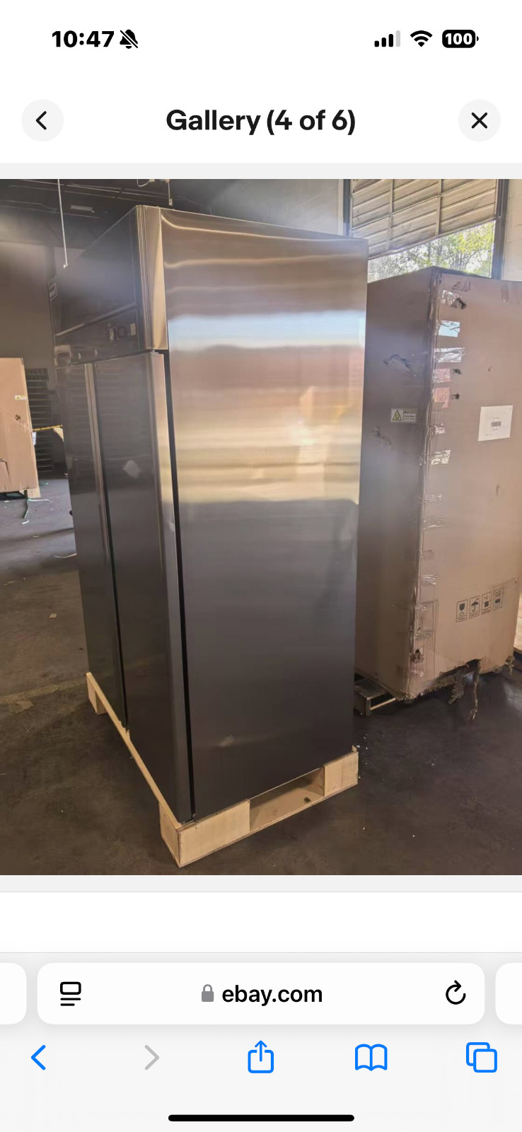 Commercial Refrigerator, ICECASA 48″ 2 Door Commercial Reach-In Cooler Open Box