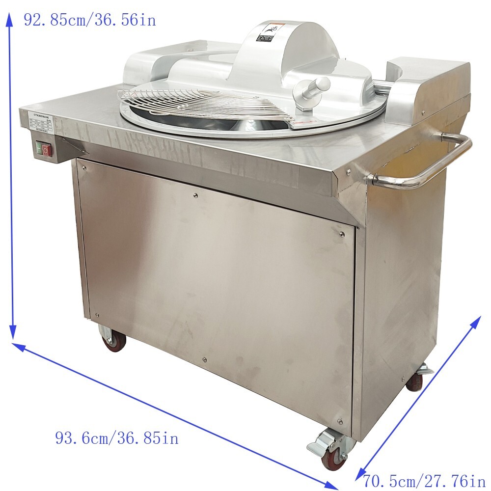 110V 24L Meat Vegetable Prep Food Processor Cutter Mixer Chopper Machine Heavy