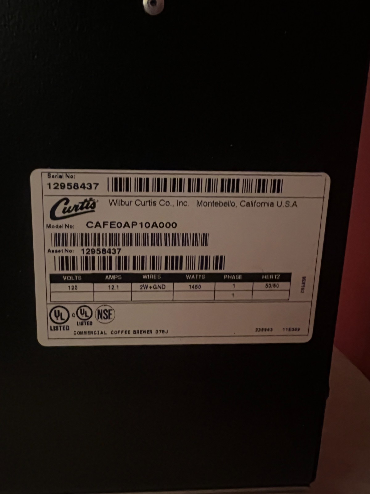 Pourover 2.2L Airpot Brewer – Curtis