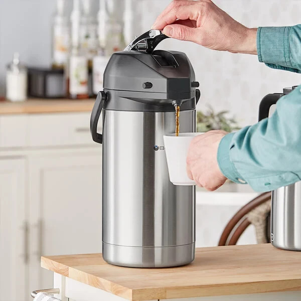 New in Box Bunn 3.0L Brew-Thru Lever Action Insulated Coffee Airpot