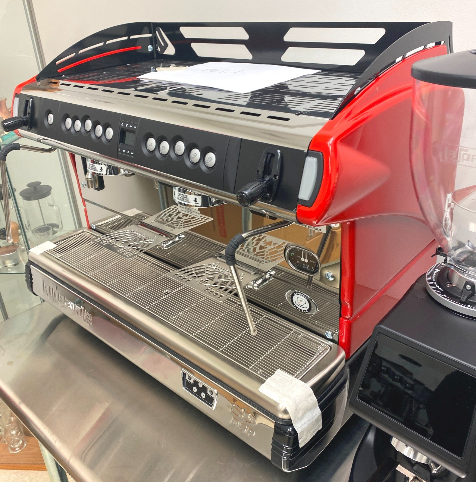 Espresso Machine / LaSpaziale S-9 DSP Volumetric 2 Group Big Boiler / RED NEW