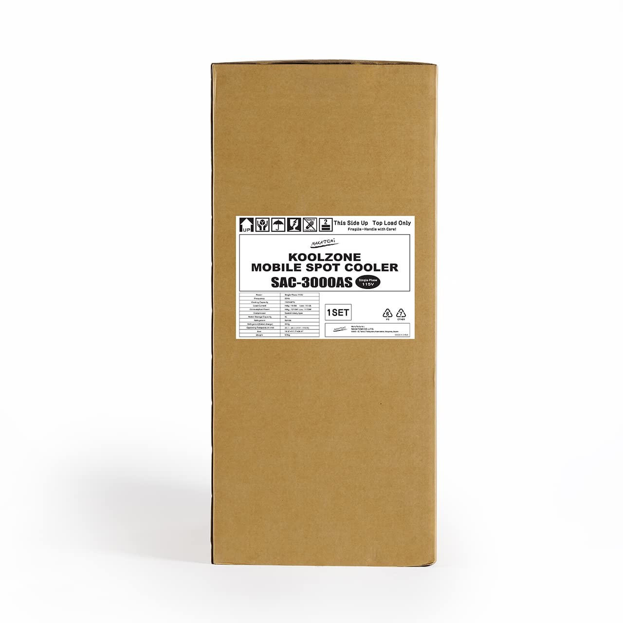 Uninex SAC3000AS Indoor/Outdoor KOOLZONE Mobile Spot Cooler