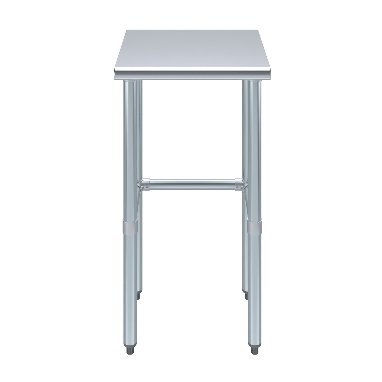 Stainless Steel Food Prep Appliance Storage DIY Work Table Open Base 18”x18”