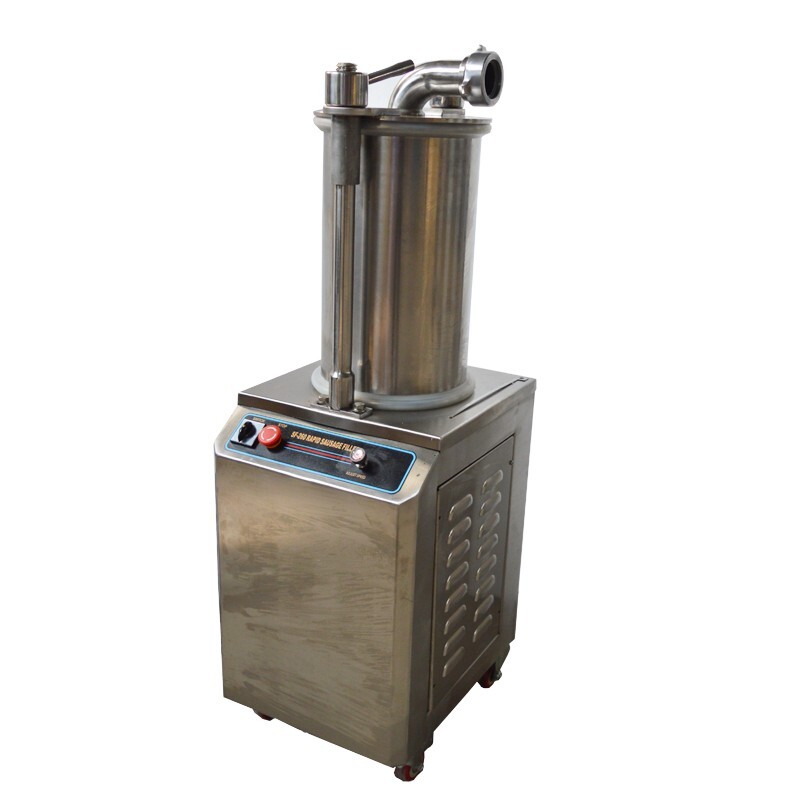 26L Hydraulic Sausage Filling Machine Commercial Meat Stuffing Packing 3 Nozzles