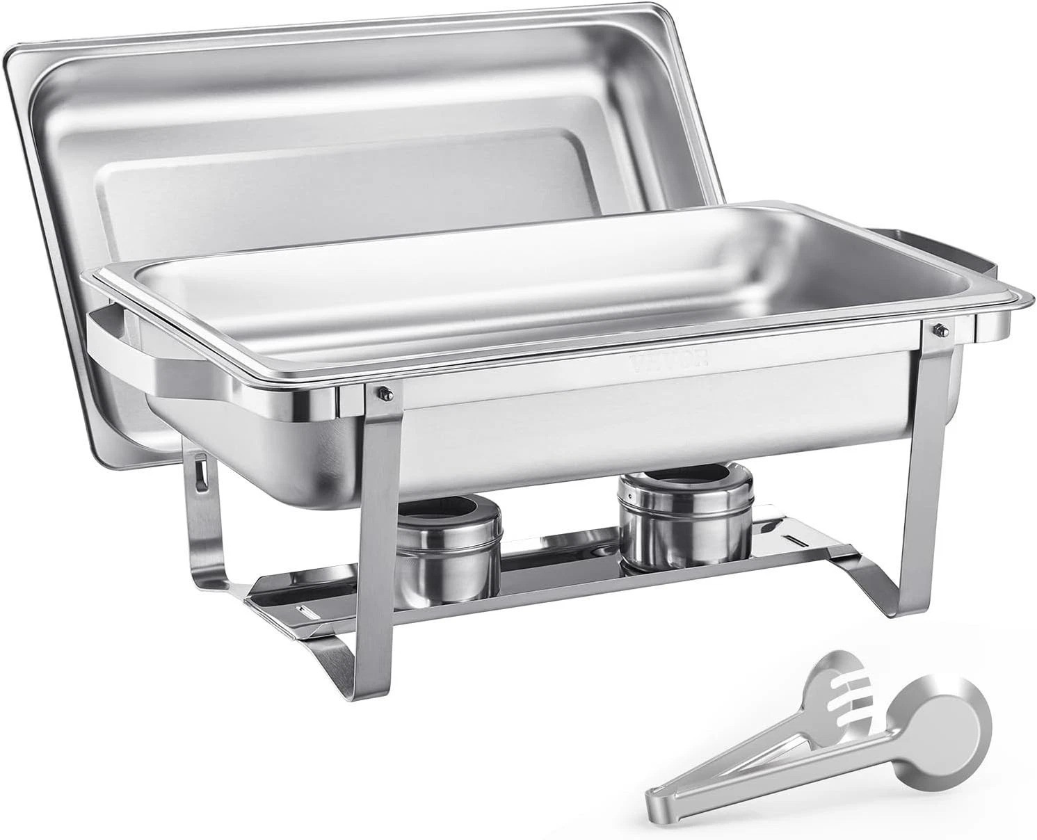 Chafing Dish Buffet Set, 8 Qt 2 Pack, Stainless Steel Chafer with 2 Full Size…