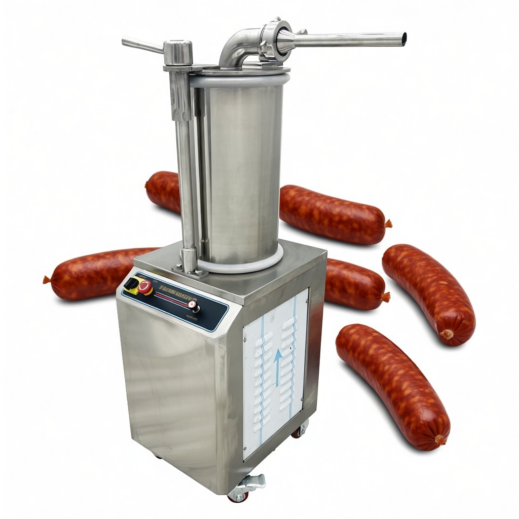 26L Hydraulic Sausage Filling Machine Meat Filler Commercial Sausage Stuffer110V