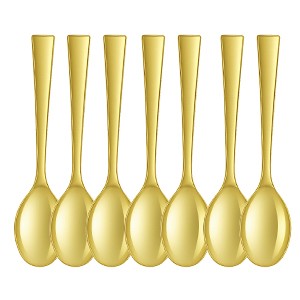 160Pcs Dessert Cups with Golden Spoon,5Oz Clear Plastic Parfait Cups,Mini