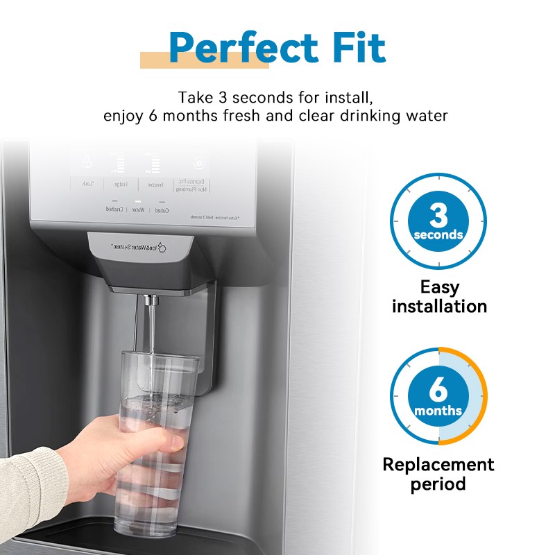 1-4Pack for Frigidaire PWF-1 FPPWFU01 Refrigerator PurePour Water Ice Filter US