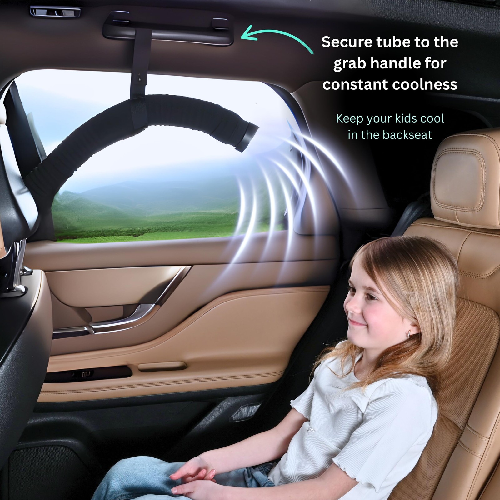 Car AC Vent Extender | Air Vent Hose for Backseat | Directs Cool or Hot Air t…