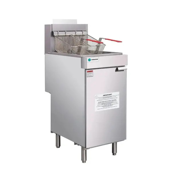Hurakan HKN-FXF70A 75Lb Gas Fryer, NG,150,000BTU