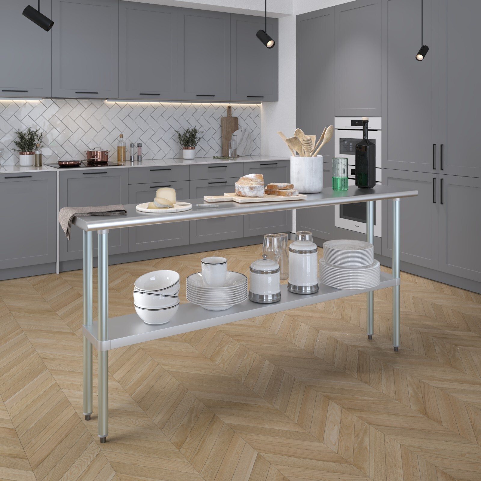 14 in. x 72 in. Stainless Steel Table