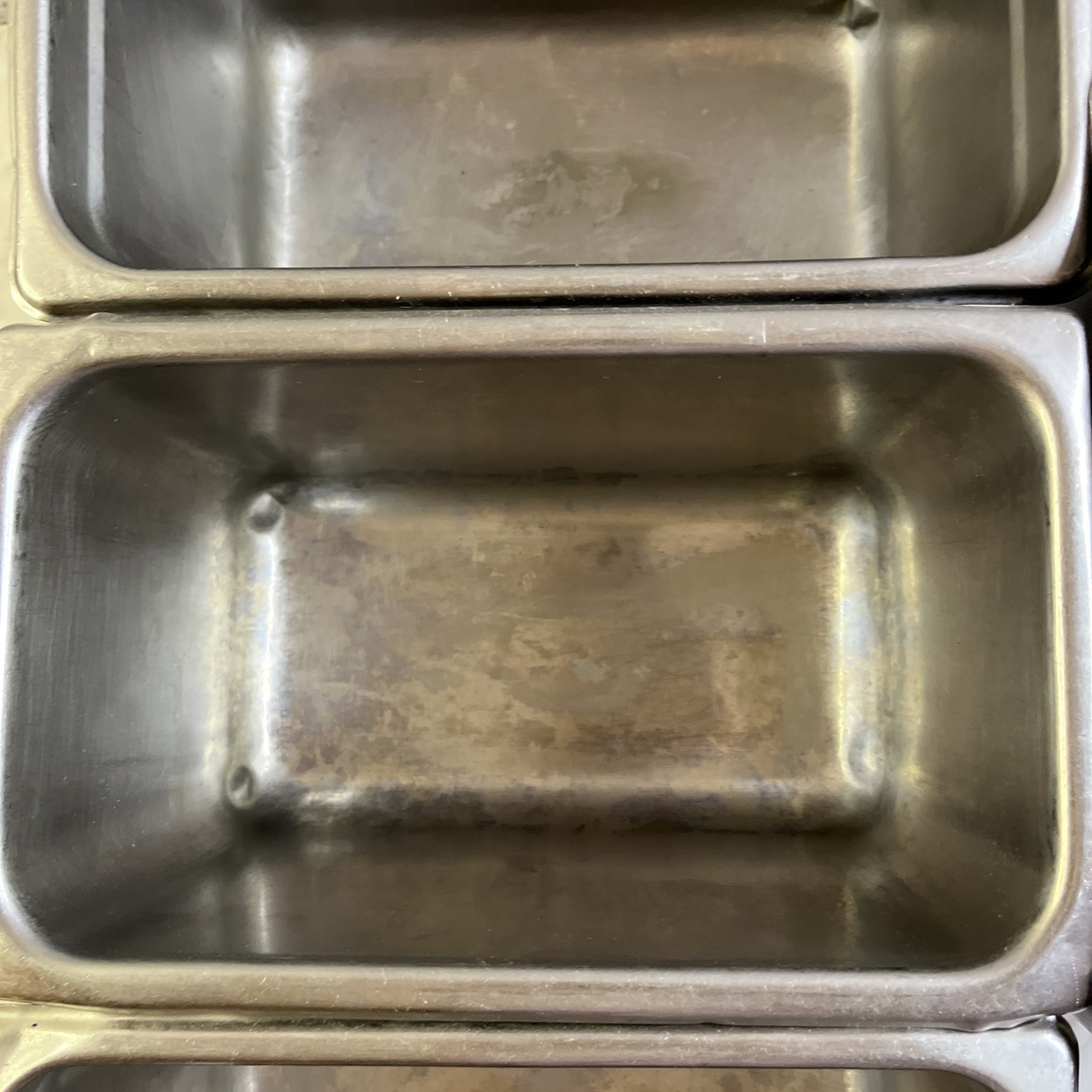 NSF Commercial Metal Pan Lot Stainless Steel 5 Piece 4 8/46 Food Service