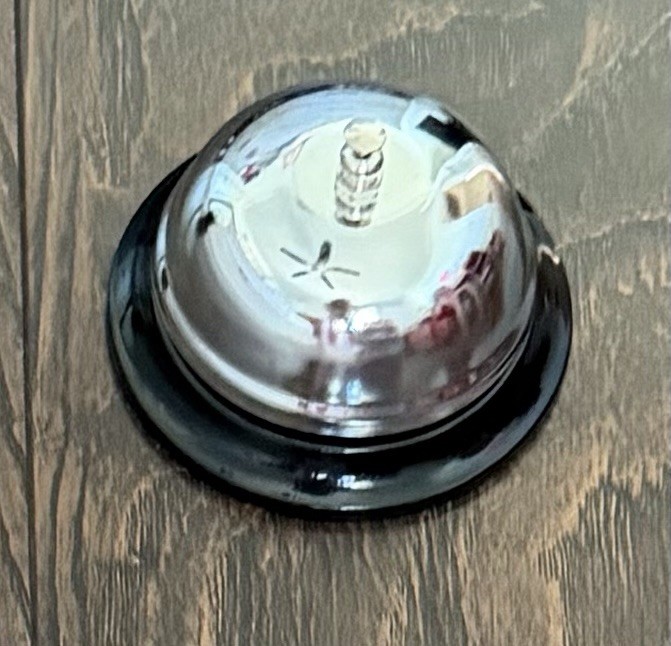 Ring For Service Call Bell Desk Kitchen Hotel Counter Reception Restaurant Bar