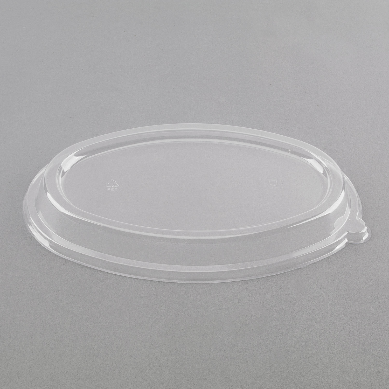Karat PET Dome Lid for 28oz Bagasse Burrito Bowl – 300 pcs, FP-KDL1065-PET
