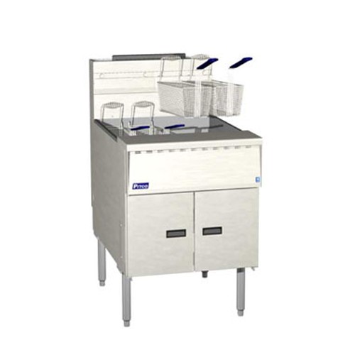 Pitco 150 lb 165, 000 BTU Solid State Control Single Pot Megafry Gas