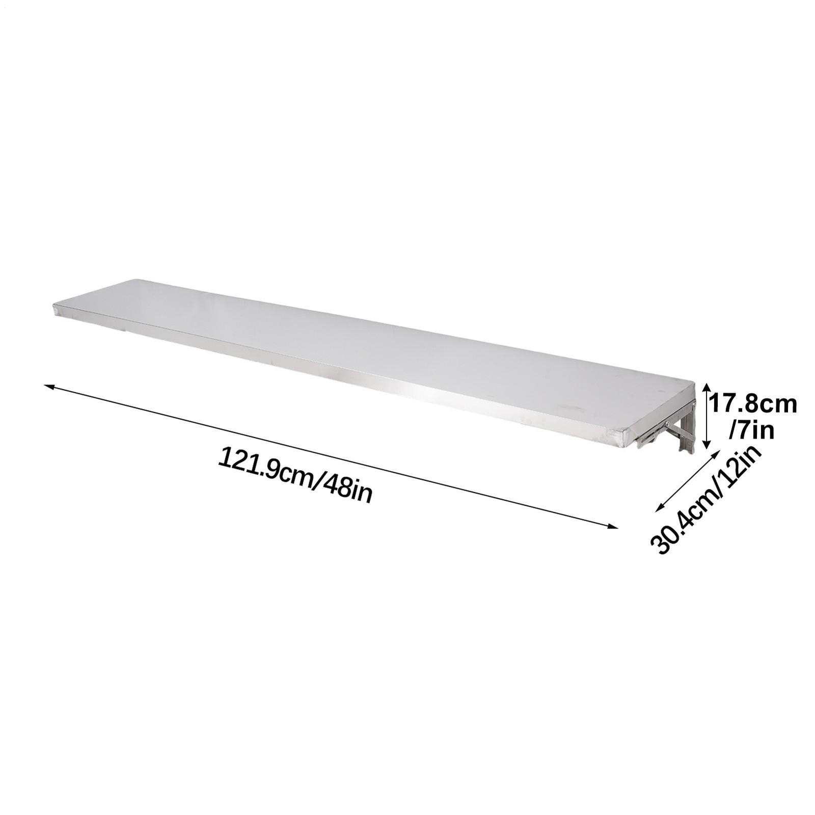 Concession Stand Shelf For Window Trailer Food Truck Folding Wall Mounted Stand