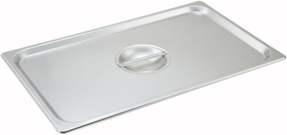 4 Pack 6″ Deep Stainless Steel Steam Table Pans Hotel Food Prep Pan with Lids