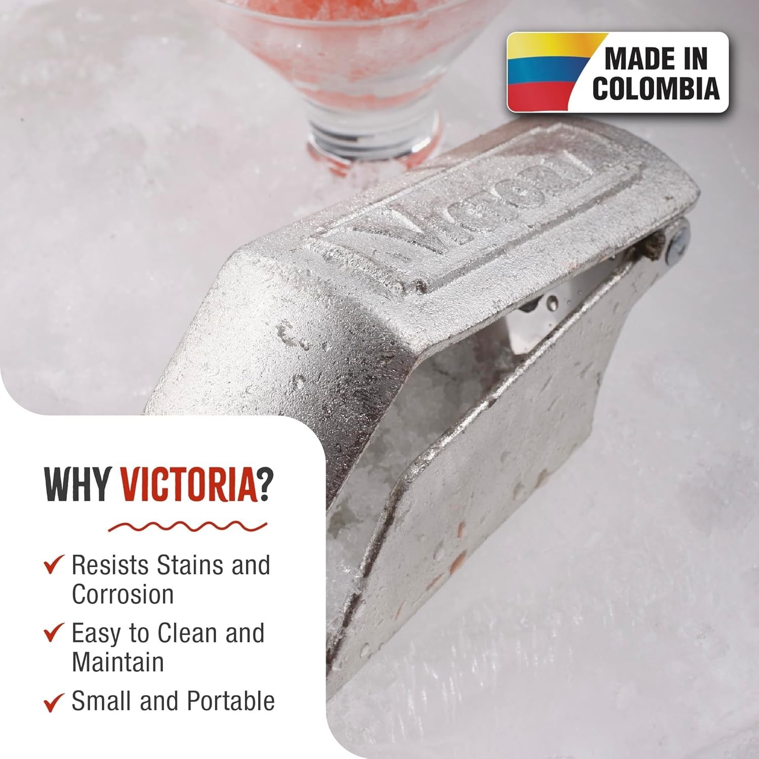 Cast Iron Ice Shaver, Margarita, Mexican, and Italian Ice Maker, Made in Colo…