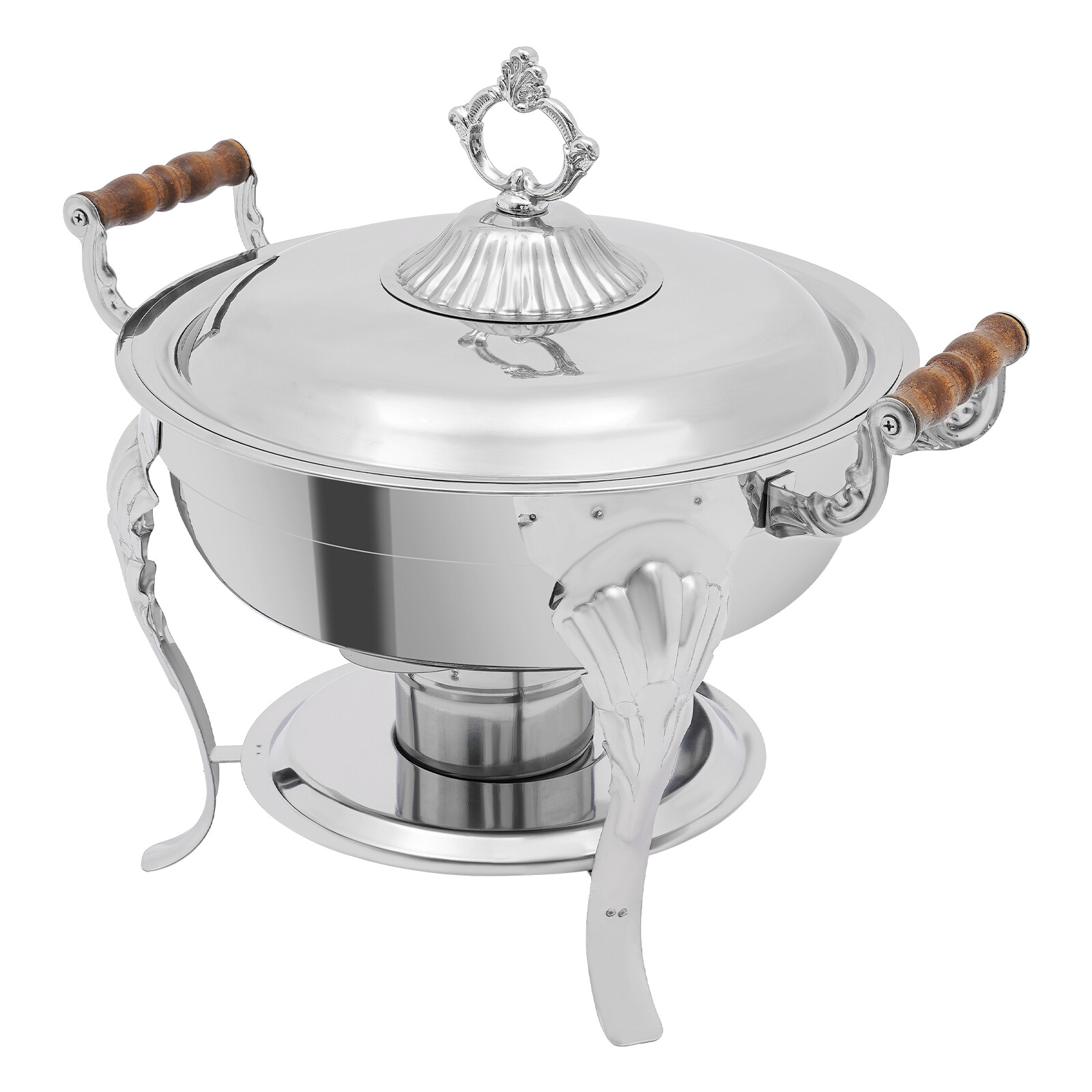 Catering Classic Stainless Steel Chafing Dish Half Round Buffet Chafer 30cm USA