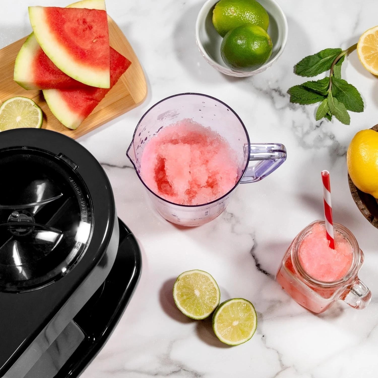 Automatic Mixing Slushie Machine – 40oz Capacity for Cocktails & Margaritas