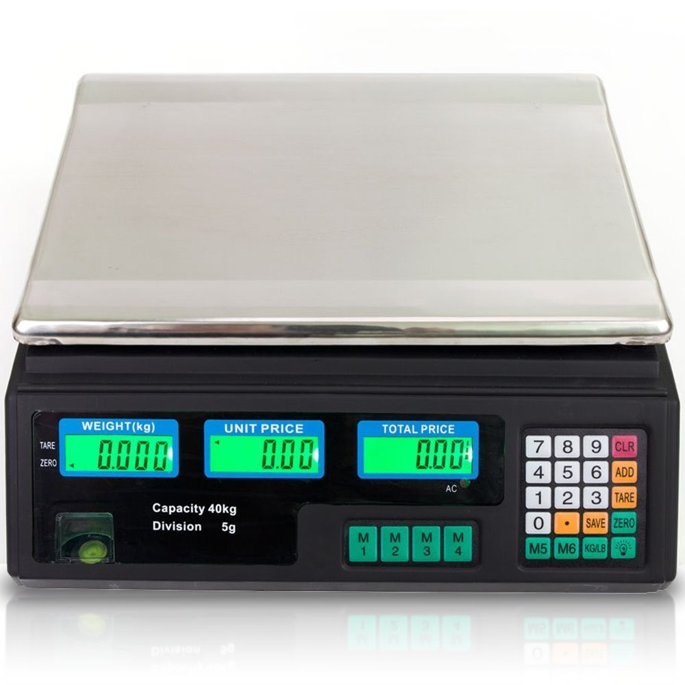 Digital Deli Food Produce Weight Scale for Retail Store