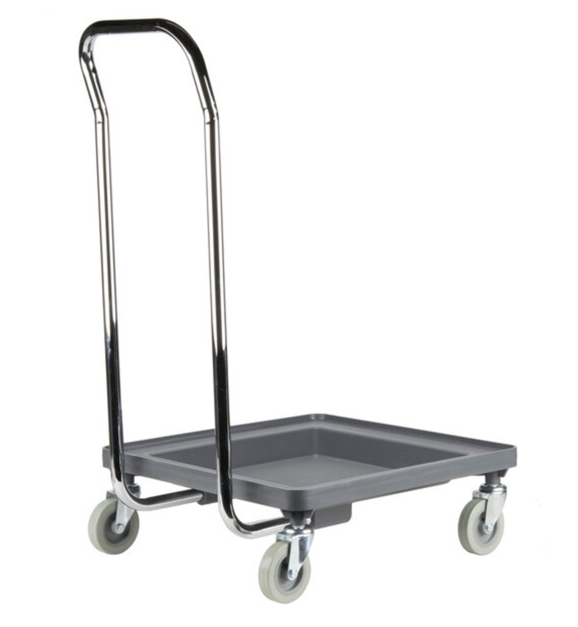 Commercial Dishwasher Plastic Dish Glass Rack Tray Shelf Cart Dolly 36″ Handle